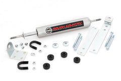 Rough Country N3 Steering Stabilizer - 8738430 - Black Patch Performance - ROUG8738430