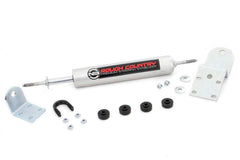 Rough Country N3 Steering Stabilizer - 8738630 - Black Patch Performance - ROUG8738630