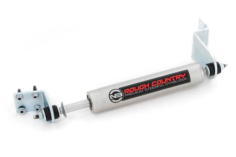 Rough Country N3 Steering Stabilizer - 8738730 - Black Patch Performance - ROUG8738730