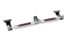 Rough Country N3 Dual Steering Stabilizer - 8749030 - Black Patch Performance - ROUG8749030
