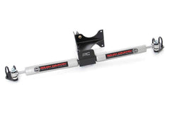 Rough Country N3 Dual Steering Stabilizer - 8749130 - Black Patch Performance - ROUG8749130