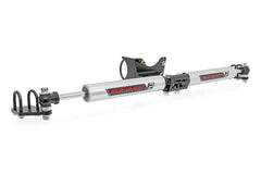 Rough Country V2 Dual Steering Stabilizer - 8749270 - Black Patch Performance - ROUG8749270
