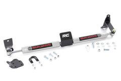 Rough Country N3 Dual Steering Stabilizer - 8749530 - Black Patch Performance - ROUG8749530