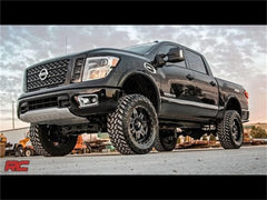 Rough Country 6 in Suspension Lift Kit w/Shock - 87820A - Black Patch Performance - ROUG87820A