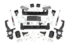 Rough Country 6 in Suspension Lift Kit w/Shocks - 87930 - Black Patch Performance - ROUG87930