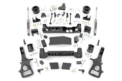 Rough Country Suspension Lift Kit w/Shocks - 88330 - Black Patch Performance - ROUG88330