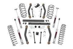 Rough Country 4 in X - Series Suspension Lift Kit w/Shocks - 90630 - Black Patch Performance - ROUG90630