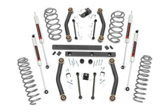 Rough Country 4 in Suspension Lift Kit w/Shocks - 90640 - Black Patch Performance - ROUG90640