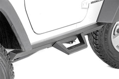 Rough Country Wheel To Wheel Nerf Step Bar - 90763 - Black Patch Performance - ROUG90763