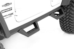 Rough Country Drop Steps - 90765B - Black Patch Performance - ROUG90765B