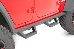 Rough Country Drop Steps - 90769A - Black Patch Performance - ROUG90769A