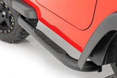 Rough Country Oval Nerf Step Bar - 90799 - Black Patch Performance - ROUG90799