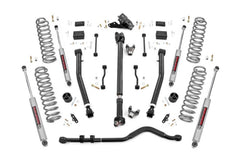 Rough Country 3.5 in Suspension Lift Kit w/Shocks - 91830 - Black Patch Performance - ROUG91830