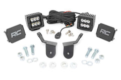 Rough Country Black Series Cube Kit - 92009 - Black Patch Performance - ROUG92009