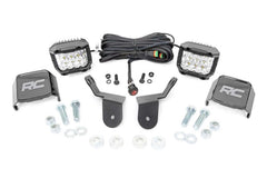 Rough Country Black Series Cube Kit - 92012 - Black Patch Performance - ROUG92012