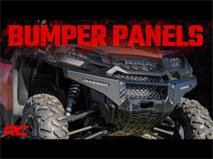 Rough Country Front Bumper Panels - 92025 - Black Patch Performance - ROUG92025