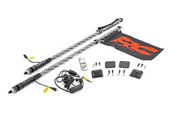 Rough Country LED Whip Light Bed - 92039 - Black Patch Performance - ROUG92039