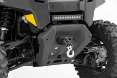 Rough Country Winch Mounting Plate - 92071 - Black Patch Performance - ROUG92071