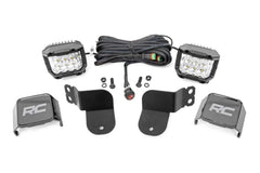 Rough Country Osram Wide Angle Series Cube Kit - 93023 - Black Patch Performance - ROUG93023