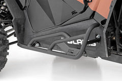 Rough Country Rock Sliders - 93064 - Black Patch Performance - ROUG93064
