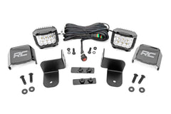 Rough Country Black Series LED Kit - 93084 - Black Patch Performance - ROUG93084
