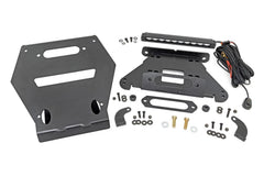 Rough Country Winch Mount System - 93140 - Black Patch Performance - ROUG93140
