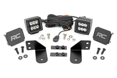 Rough Country Black Series LED Kit - 93143 - Black Patch Performance - ROUG93143