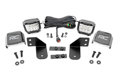 Rough Country Black Series LED Kit - 93144 - Black Patch Performance - ROUG93144