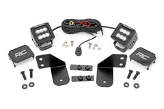 Rough Country Black Series LED Kit - 93145 - Black Patch Performance - ROUG93145
