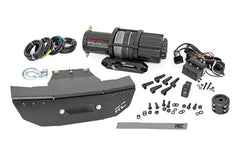 Rough Country Winch Mounting Plate - 93156 - Black Patch Performance - ROUG93156