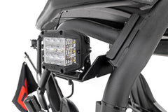 Rough Country Black Series LED Fog Light Kit - 94008 - Black Patch Performance - ROUG94008