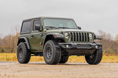 Rough Country 3.5 in Suspension Lift Kit w/Shocks - 94130 - Black Patch Performance - ROUG94130