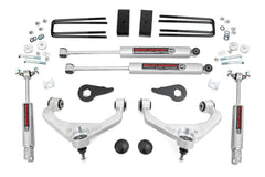 Rough Country 3.5 in Suspension Lift Kit w/Shocks - 95920 - Black Patch Performance - ROUG95920