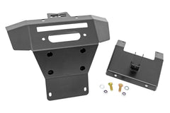 Rough Country LED Winch Bumper - 97065 - Black Patch Performance - ROUG97065