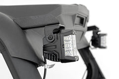 Rough Country Black Series LED Fog Light Kit - 97082 - Black Patch Performance - ROUG97082