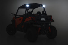 Rough Country Black Series LED Fog Light Kit - 97084 - Black Patch Performance - ROUG97084