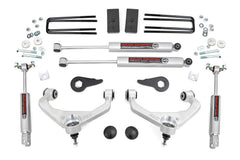 Rough Country Suspension Lift Kit w/Shocks - 97530 - Black Patch Performance - ROUG97530