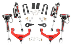 Rough Country Suspension Lift Kit w/Shocks - 97550RED - Black Patch Performance - ROUG97550RED