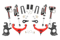 Rough Country Suspension Lift Kit w/Shocks - 97650RED - Black Patch Performance - ROUG97650RED