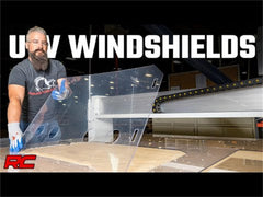 Rough Country Windshield - 98242040 - Black Patch Performance - ROUG98242040