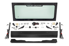 Rough Country Windshield - 98316222 - Black Patch Performance - ROUG98316222