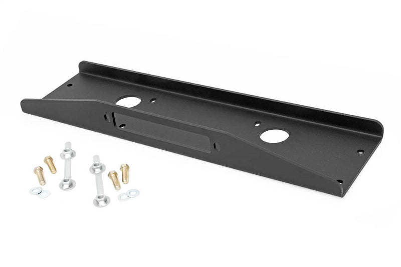 Rough Country Winch Mounting Plate - 99001 - Black Patch Performance - ROUG99001