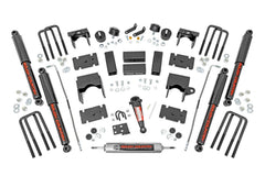 Rough Country 5 in Suspension Lift Kit w/Shocks - 99009 - Black Patch Performance - ROUG99009