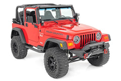 Rough Country Fender Flares - 99033 - Black Patch Performance - ROUG99033