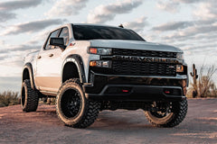 Rough Country Pocket Fender Flares - A - C12211 - GA0 - Black Patch Performance - ROUGAC12211GA0