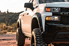 Rough Country Pocket Fender Flares - A-C12211-GB8 - Black Patch Performance - ROUGAC12211GB8