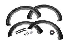 Rough Country Pocket Fender Flares - A - F11811 - UH - Black Patch Performance - ROUGAF11811UH
