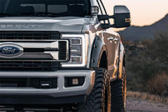 Rough Country Pocket Fender Flares - A - F21112 - UM - Black Patch Performance - ROUGAF21112UM