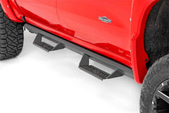 Rough Country Drop Steps - AL219204 - Black Patch Performance - ROUGAL219204