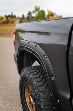 Rough Country Fender Flares - A - T11411 - 4X0 - Black Patch Performance - ROUGAT114114X0